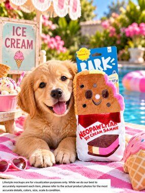 Bark Box Grand Slam Ice Cream Sammie Dog Toy M L Giant Toy Sandwich Neopawlitan